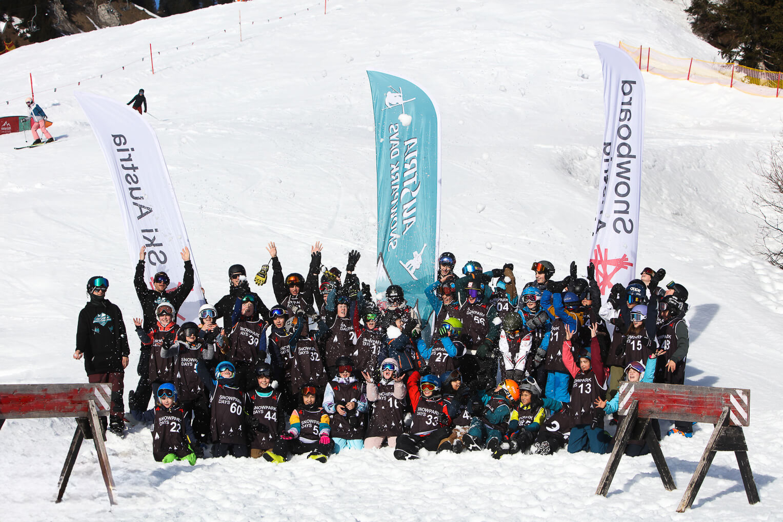 gruppenfoto verein freeski innsbruck